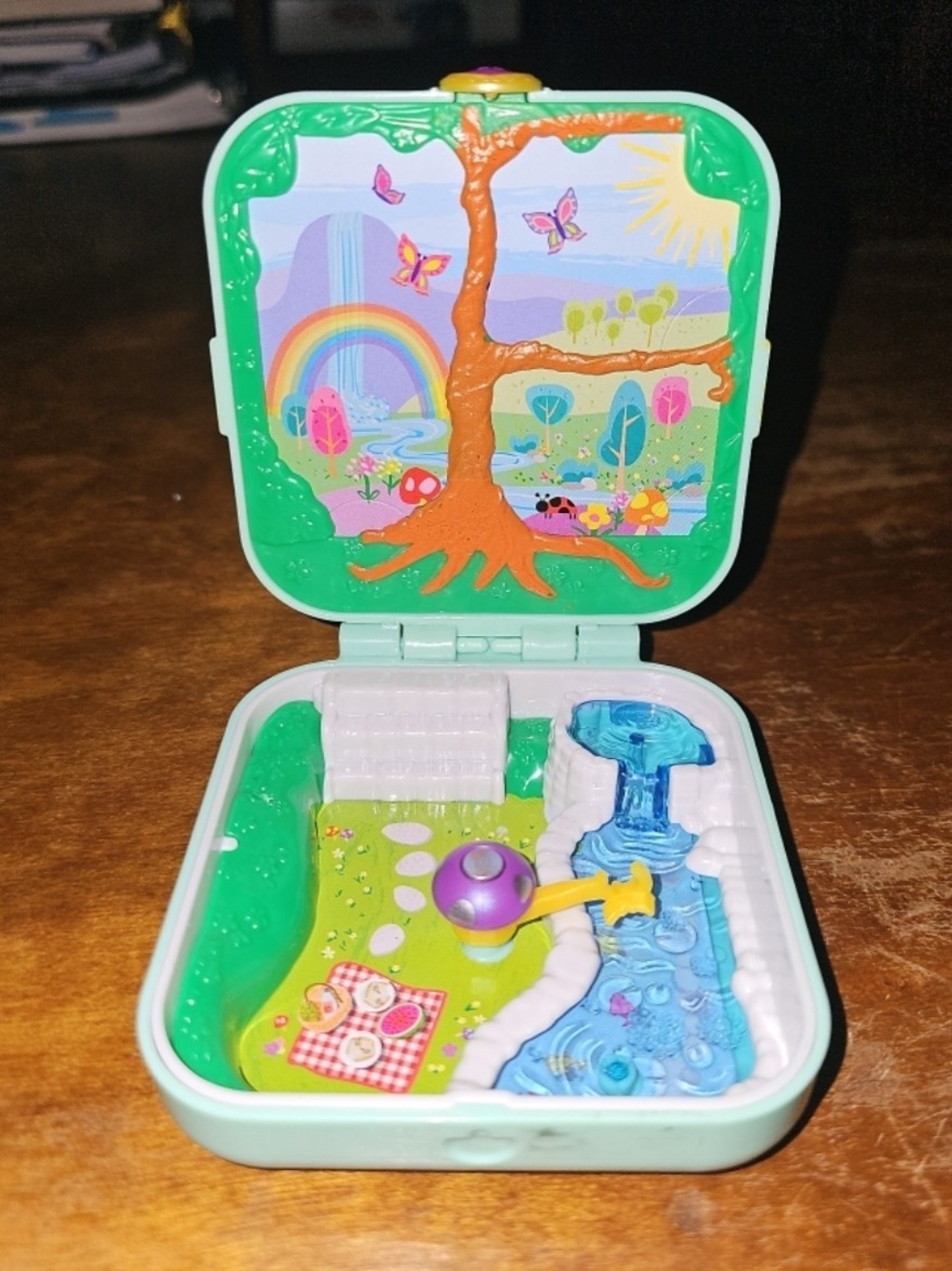 Polly Pocket Rainbow Butterfly Forest Playset